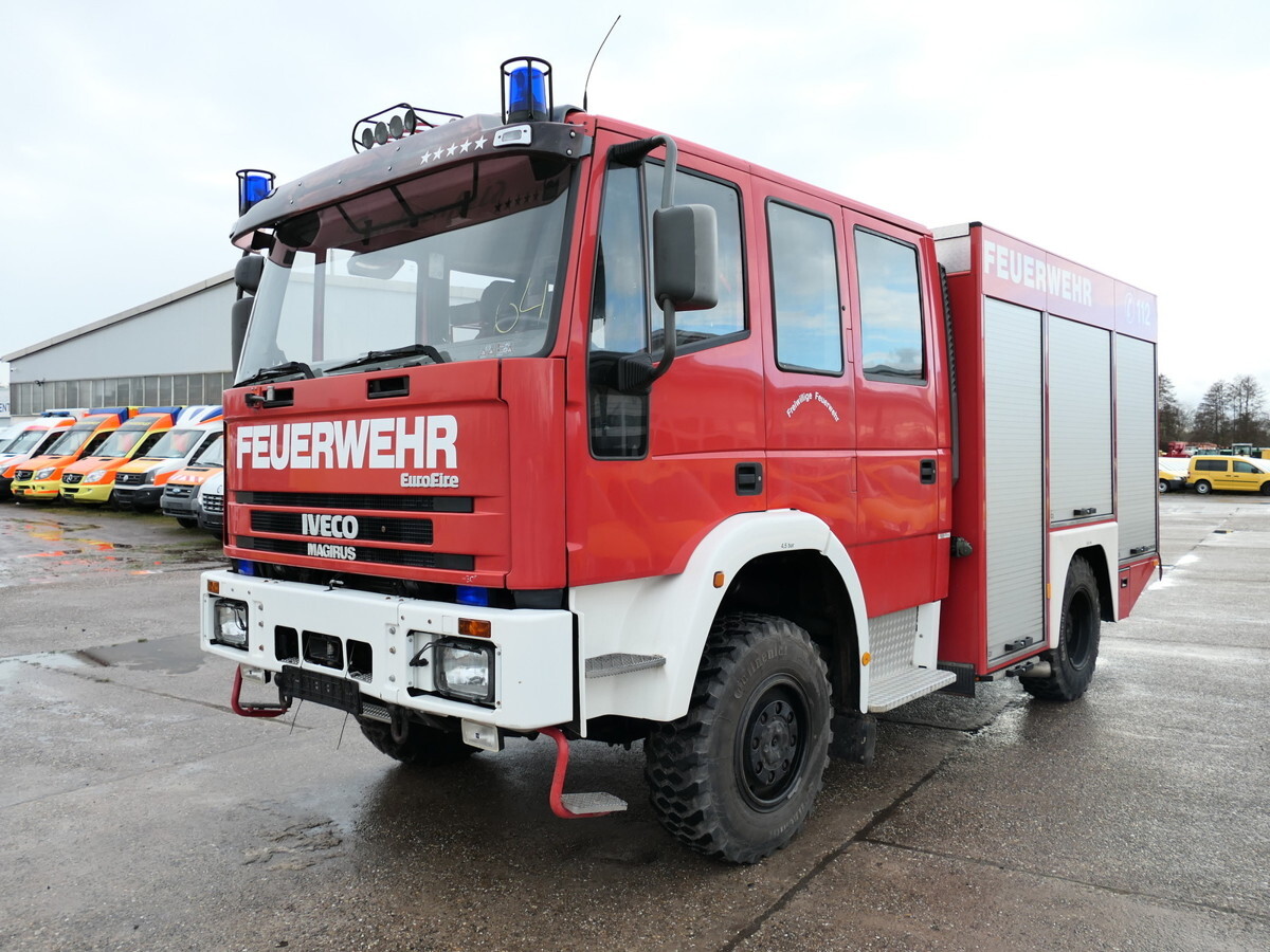 Короткий огляд опис Пожежні машини Iveco Magirus LF-HLF 1010 4 × 4