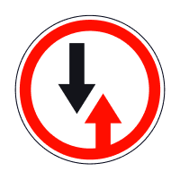 Знак 26 має простий дизайн - жовтим кольором нанесено три чорні стрілки, спрямовані в одну сторону, що символізує напрямок руху автомобілів. Цей знак встановлюється над дорогою або на обочині, щоб водії могли легко сприйняти його. Не дотримання правил, встановлених на знаку, може призвести до порушення правил зустрічного руху та потенційних небезпечних ситуацій на дорозі.