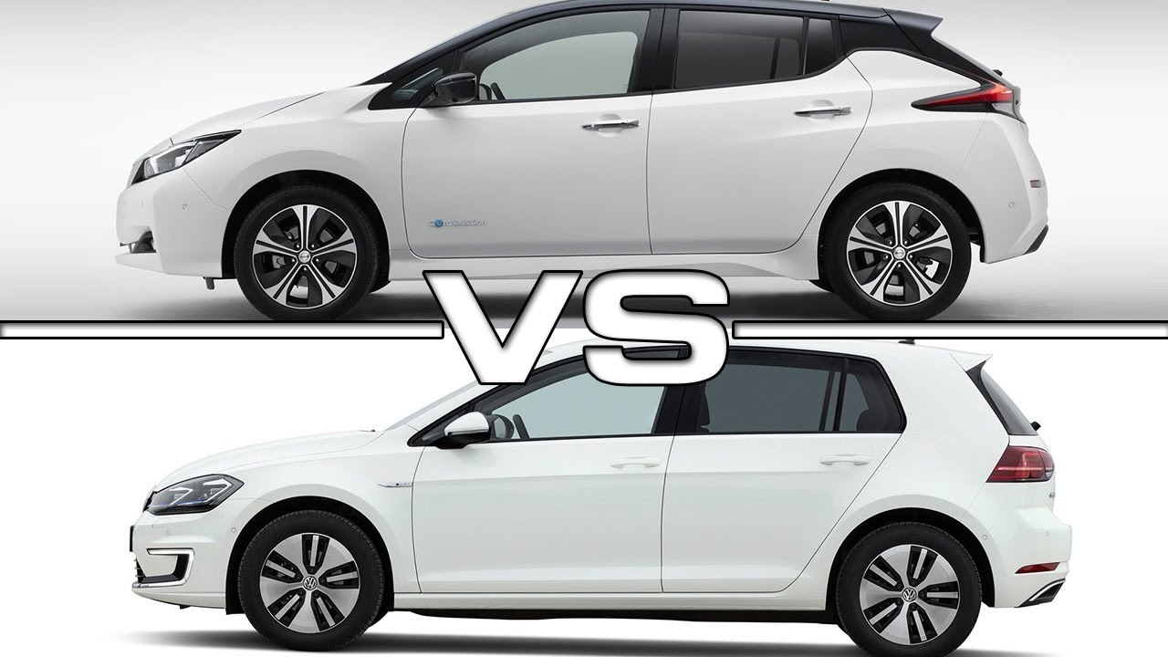 Nissan Leaf проти Volkswagen e-Golf - RACE - який автомобіль вибрати ВІДЕО