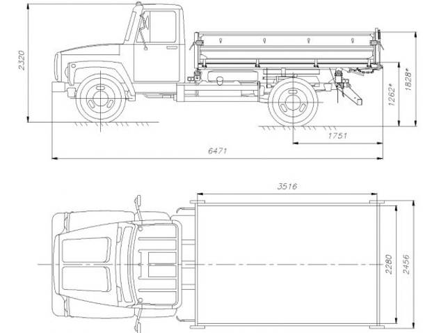 Технічні характеристики ГАЗ-САЗ-3507-01