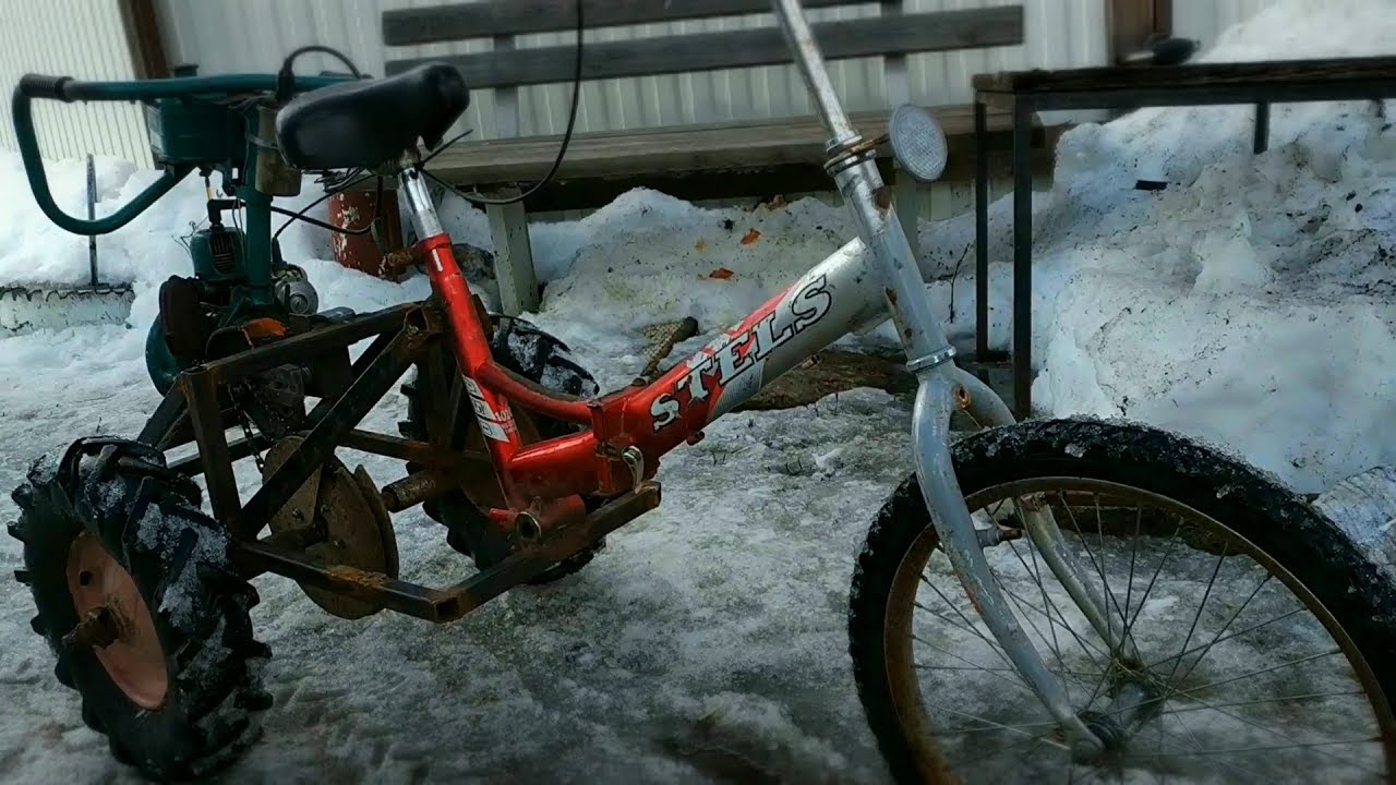 Скутер и трицикл из бензопилы