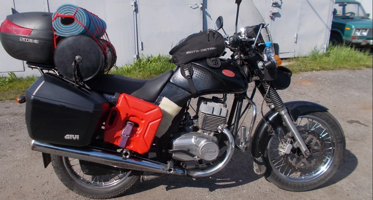 Одиночное путешествие на мотоцикле Ява Питер-Эльбрус-Сочи 6000 км